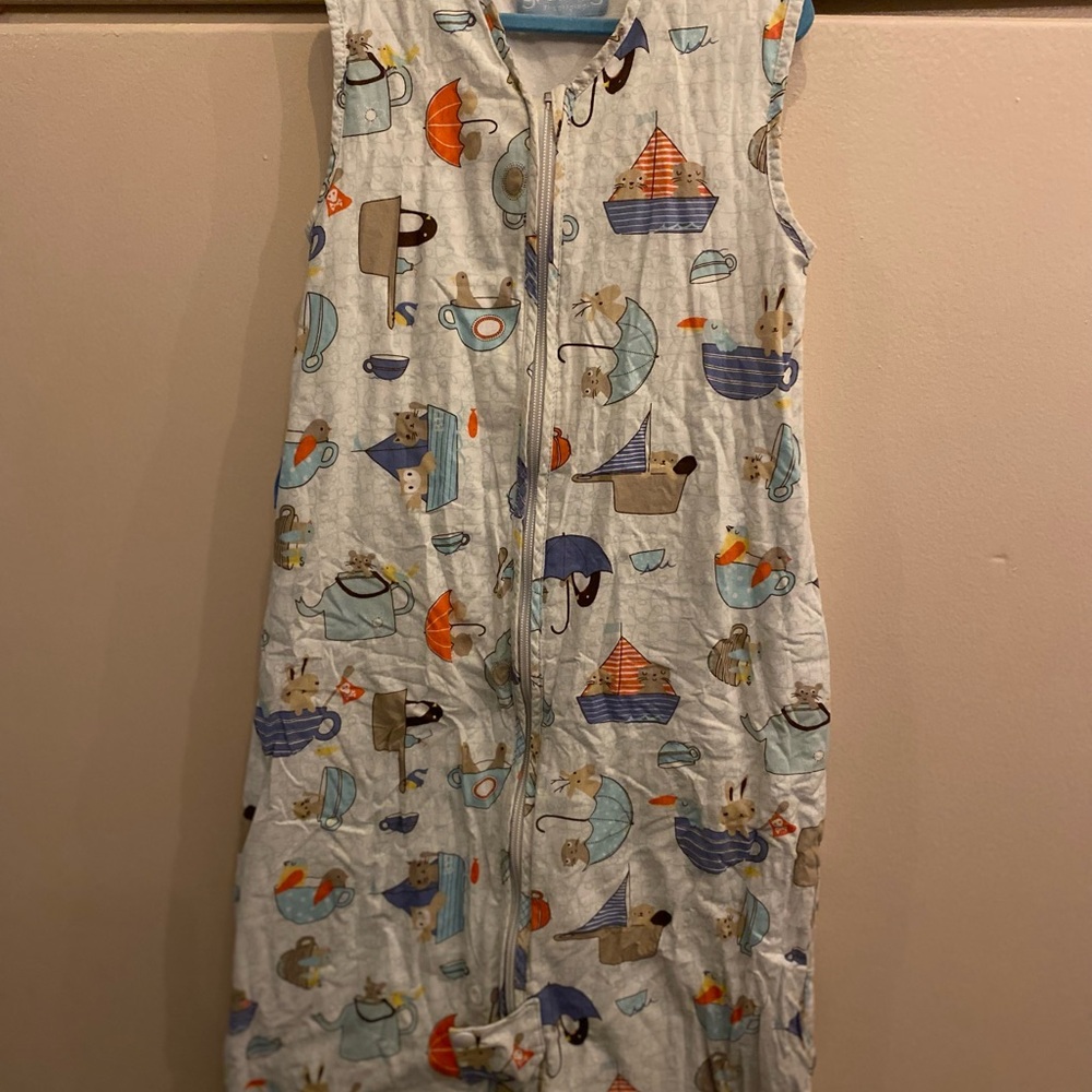 Cozy Nautical Print Kids Sleep Sack